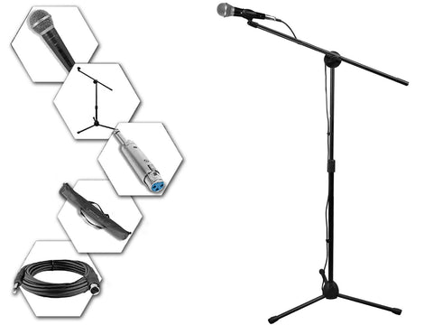 Dual UHF Wireless Microphone Lapel & Headset System