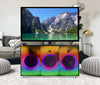 Triple 12'' Two way Bluetooth Loudspeaker with LED Glow Wall