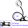 Technical Pro LIVESHOW2LCLIP LED Live Streaming Phone Holder with Flexible Gooseneck & Desk Clamp