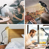 Technical Pro LIVESHOW2LCLIP LED Live Streaming Phone Holder with Flexible Gooseneck & Desk Clamp