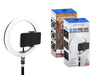 Technical Pro LIVELIGHT10 10-Inch LED Ring Light with Tripod Stand and Phone Holder