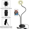 Technical Pro LIVESHOW2LCLIP LED Live Streaming Phone Holder with Flexible Gooseneck & Desk Clamp