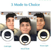Technical Pro LIVESHOW3LM Livestream and Podcast Stand with LED Ring Light, Phone Holder, Pop Filter & Shock Mount