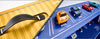 Technical Pro RACINGCAR60 60-Piece Die-Cast Pull-Back Race Track Play Set with Parking Garage, Loop Track & Storage Case
