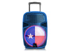 Technical Pro TX12 Portable 12-Inch Bluetooth TWS Party Speaker with LED Lights, Wired Microphone & FM Radio