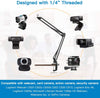 Technical Pro WEBCAMARM3P Webcam Technical Pro Suspension Boom Arm with Desk Clamp, Weighted Base, Phone Mount & 1/4