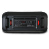 BOOMBOX61 Rechargeable Bluetooth Boombox Speaker with USB/TF, FM Radio, LED Lights & Microphone Input