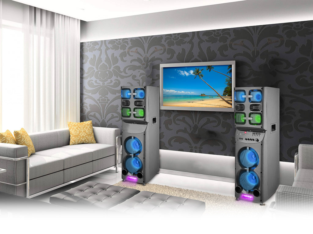 Bluetooth LED Home Entertainment Speaker System