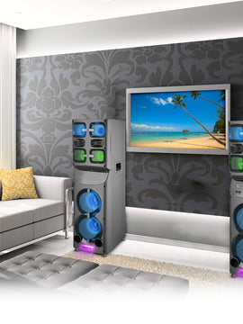 Bluetooth LED Home Entertainment Speaker System