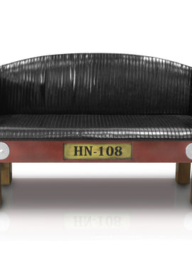 Vintage Car Couch with Bluetooth Speaker and Working LED Lights