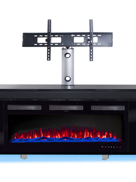 Professional Bluetooth TV Stand Entertainment System TV Stand Fireplace & LED Lights