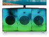 Triple 12'' Two way Bluetooth Loudspeaker with LED Glow Wall