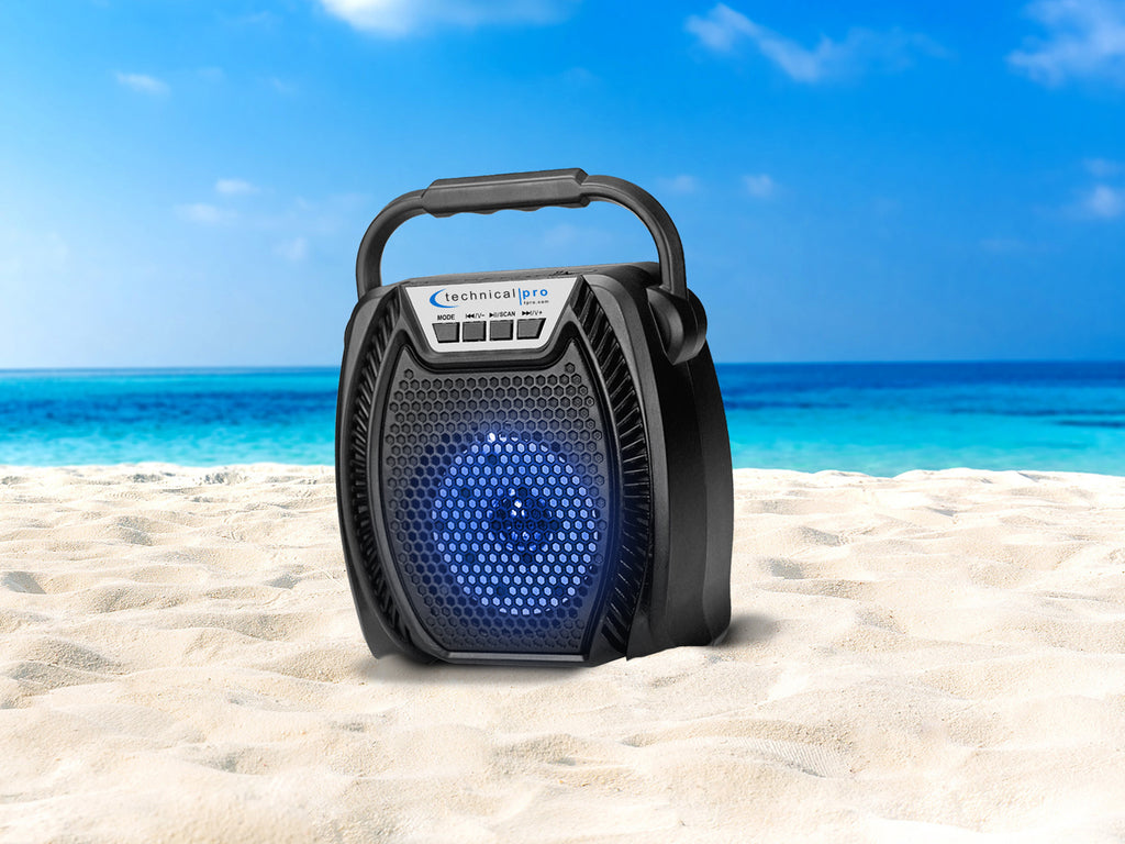 Rechargeable LED Bluetooth Speaker with USB & TF Card Input
