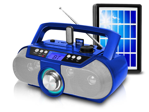 Rechargeable LED Bluetooth Boombox Speaker
