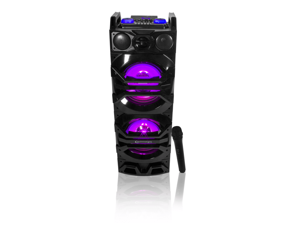 Technical Pro - Powered 10" LED Tower Speaker