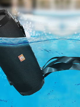 Rechargeable Waterproof Bluetooth Boombox Speaker with TWS & Built in Power Bank
