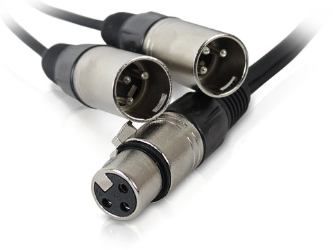 Dual 1/4” to Dual RCA Audio Cables