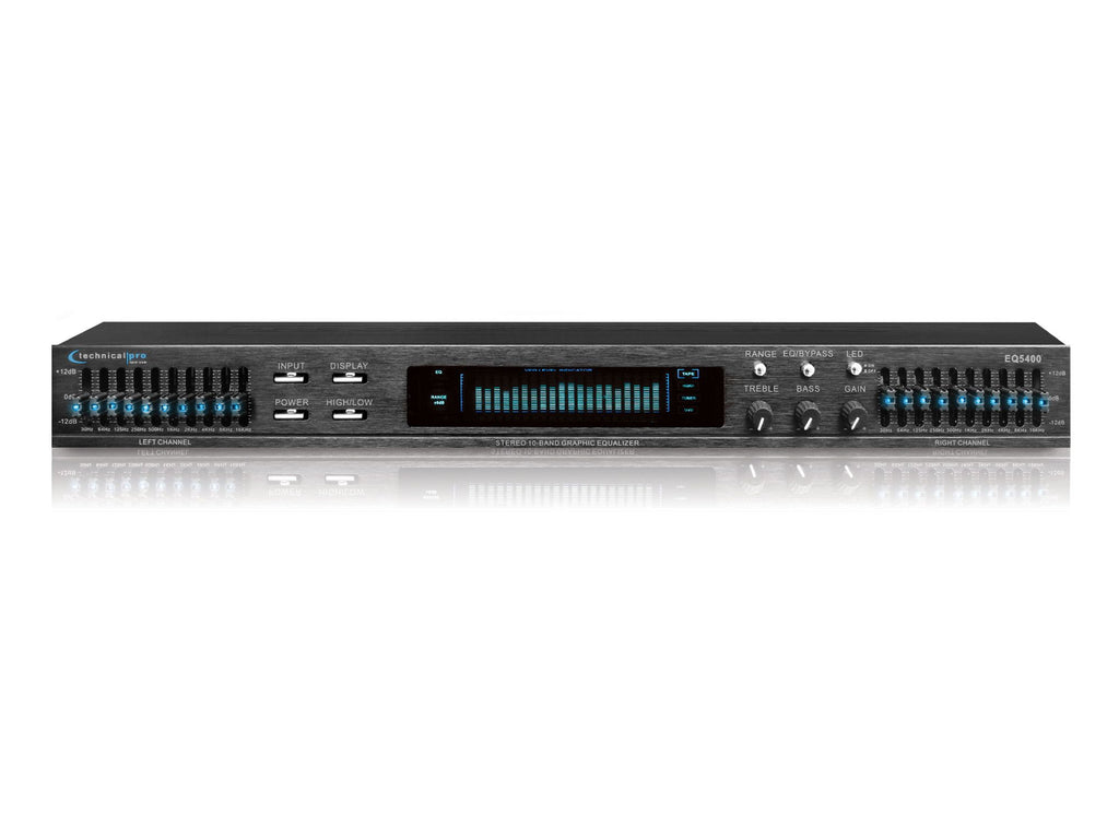 Technical Pro Technical Pro™ Dual 10 Band Equalizer Technical Pro Technical Pro™ Dual 10 Band Equalizer