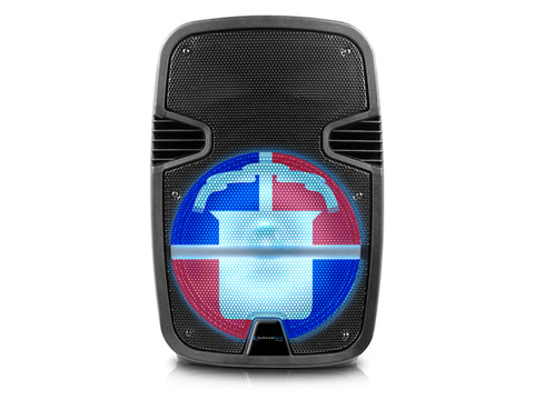 10 x 8 Full Range Bluetooth Speaker with Explosive Sounds & Lights