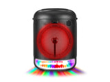 Rechargeable 8" Bluetooth LED Speaker with USB Card Inputs