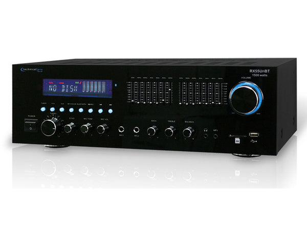 Technical Pro RX45BT Bluetooth Home Theater Receiver - 1000W Peak, 5.2 Channel With FM/AM Radio