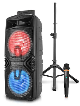 Rechargeable Bluetooth Stage Double 8