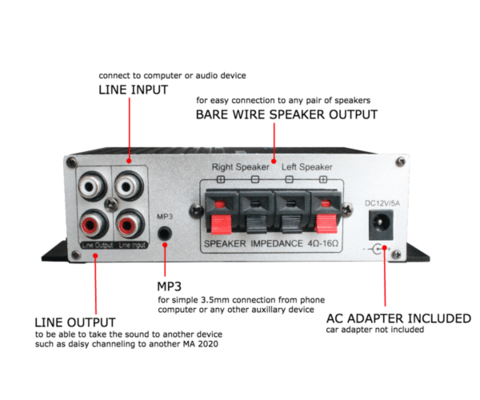 Technical Pro - Class-T Hi-Fi Audio Stereo Amplifier