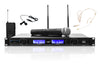 Technical Pro - Dual UHF Handheld Mic & Lapel Mic with Headset