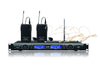 Technical Pro - Dual UHF Wireless Microphone Lapel & Headset System