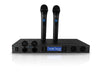 Rechargeable Dual UHF Wireless Microphone System