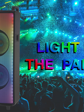 Bluetooth LED Tower Speaker with Disco Light Show