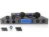 Rechargeable Dual UHF Wireless Microphone System