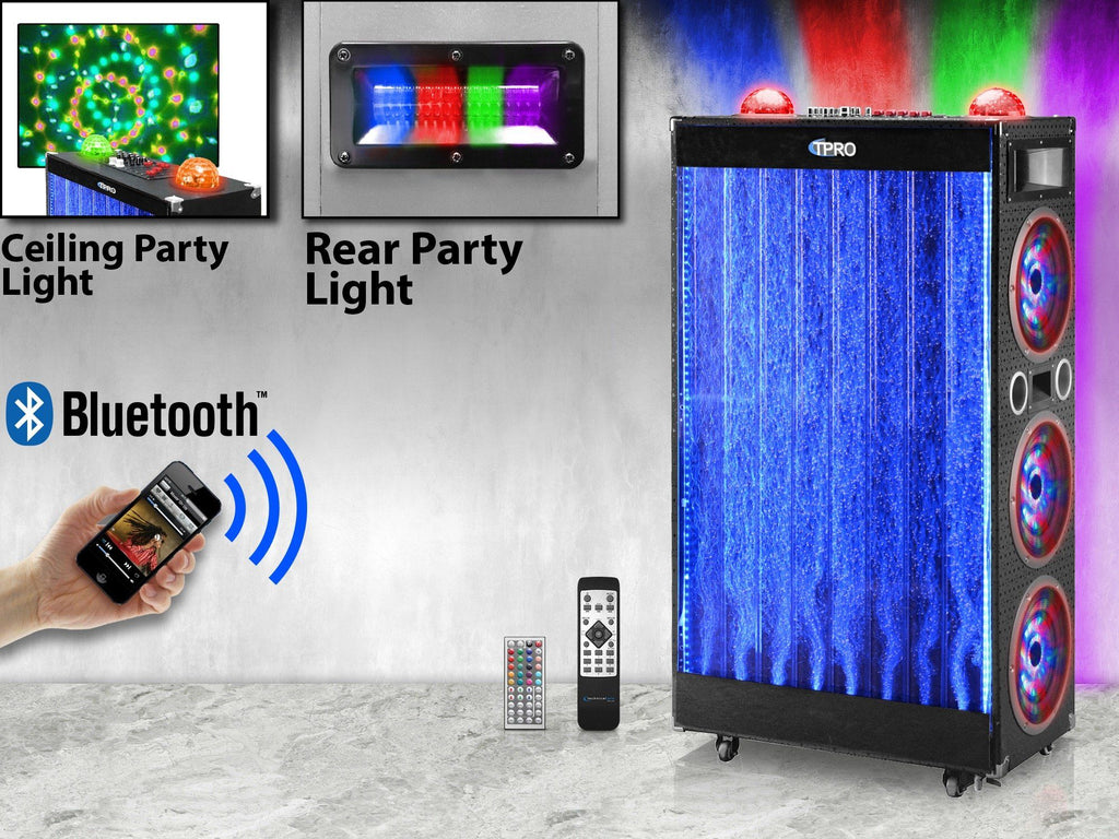 Explosive Waterfall Speaker System