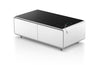 Smart Refrigerated Coffee Table Bluetooth Entertainment Center with Charging Station