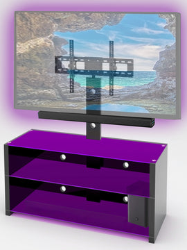 Professional Bluetooth Entertainment Center TV Stand With LED Lights & APP